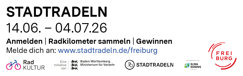 Stadtradeln 05.06. – 03.07.26