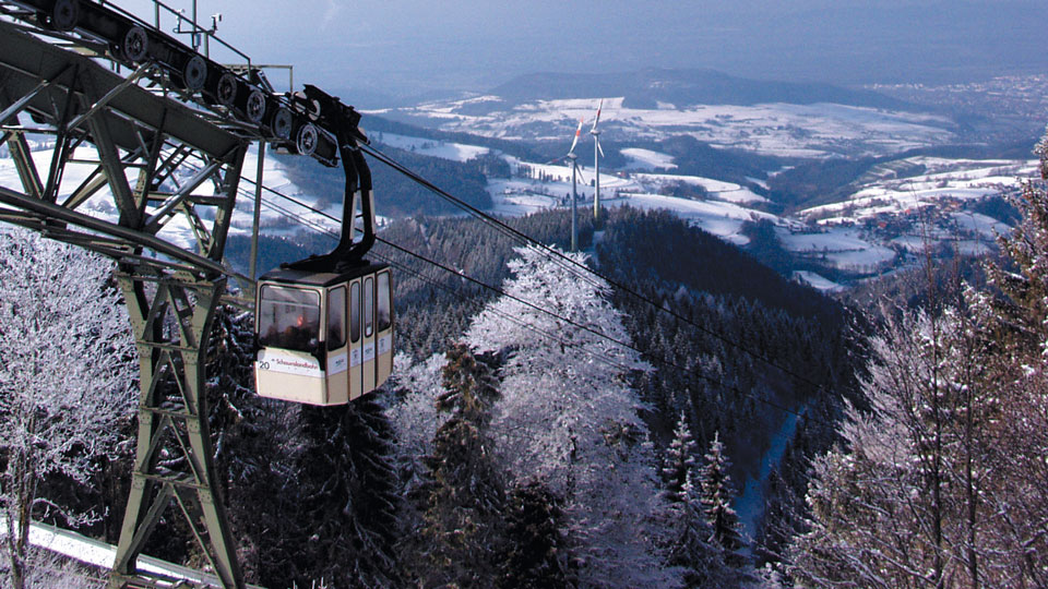 Schauinslandbahn im Winter