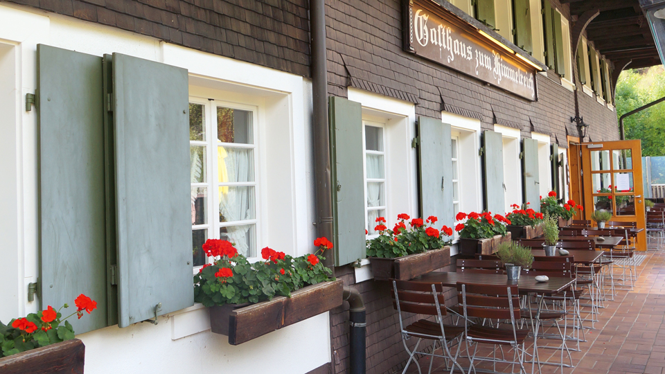 Eingang vom Gasthaus Himmelreich in Kirchzarten