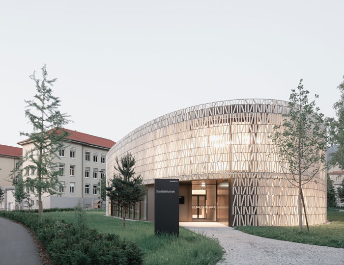 Auch von Dietrich / Untertrifaller: Die Mediathek in Dornbirn
Foto: © Aldo Amoretti