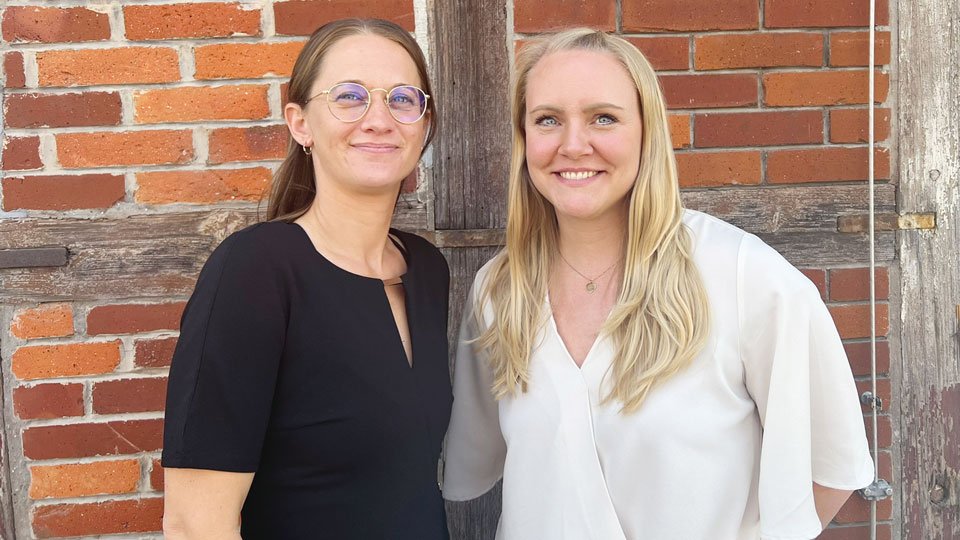 Doreen Dahlmann und Rebecca Binninger