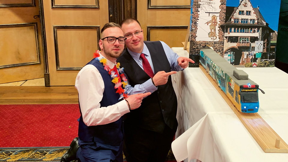 Daniel (32, rechts) und Marco (27) Rungenhagen