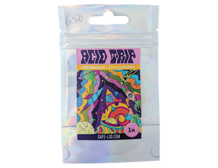 LSD-Pille:  Das LSD-Derivat wird in verschiedenen Dosierungen am Kiosk angeboten.