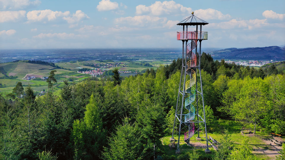 Auf dem Bild ist der Geigerskopfturm