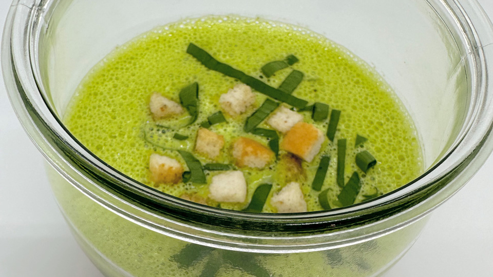 Bärlauchpestosuppe