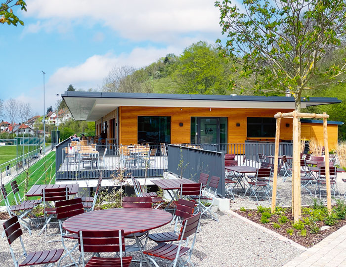Das Merlin Restaurant von Außen.