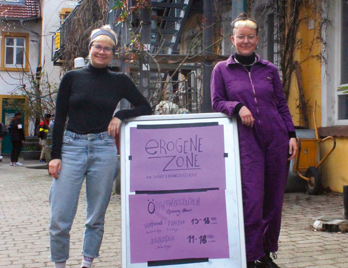 Teil des Kollektivs: Kathi (links) und Mareike von der „erogenen Zone“