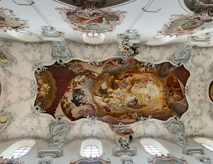Malerei Decke St. Fridolinmünster in Bad Säckingen