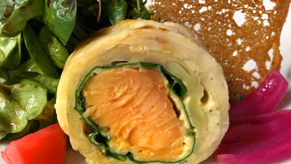Roulade von Zander und Saibling | chilli:freiburg:stadtmagazin