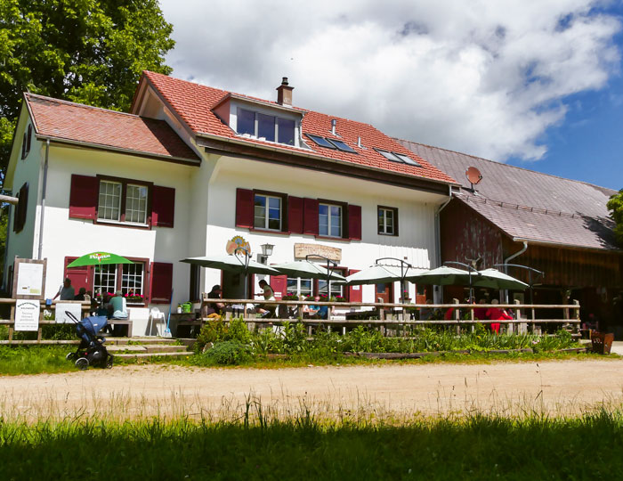 Die Bergwirtschaft Waldweide.