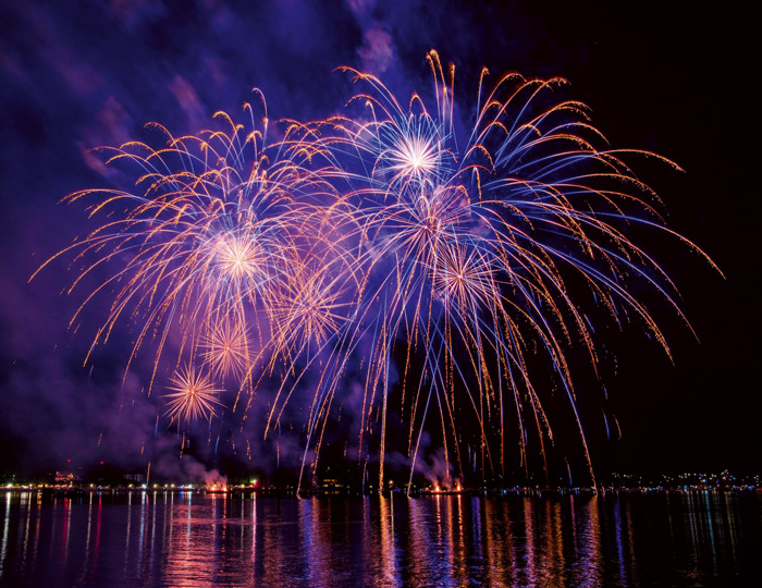 Feuerwerk auf dem Konstanzer Seenachtfest