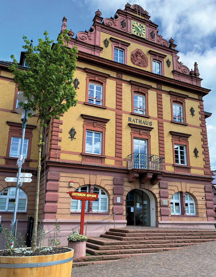 Das Rathaus von Herbolzheim