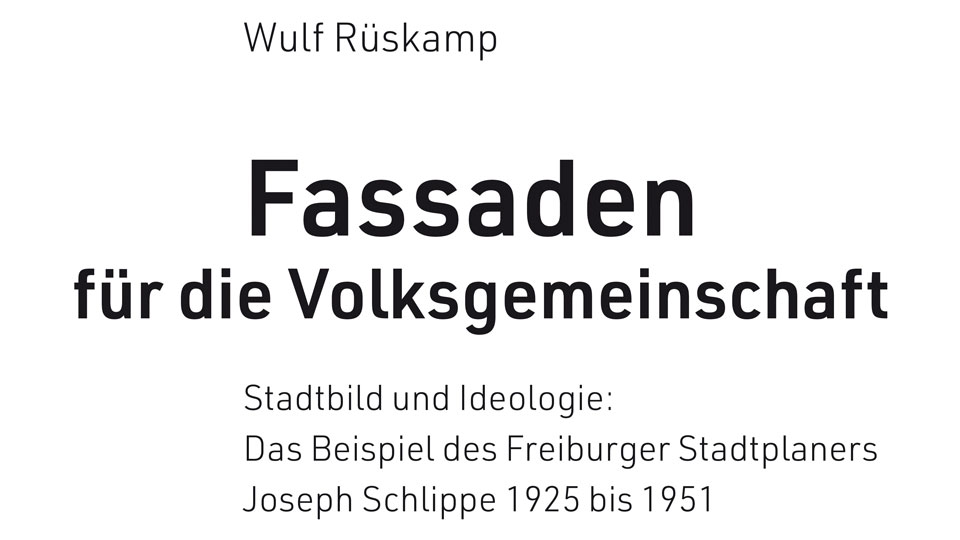 Buchcover: Fassaden für die Volksgemeinschaft