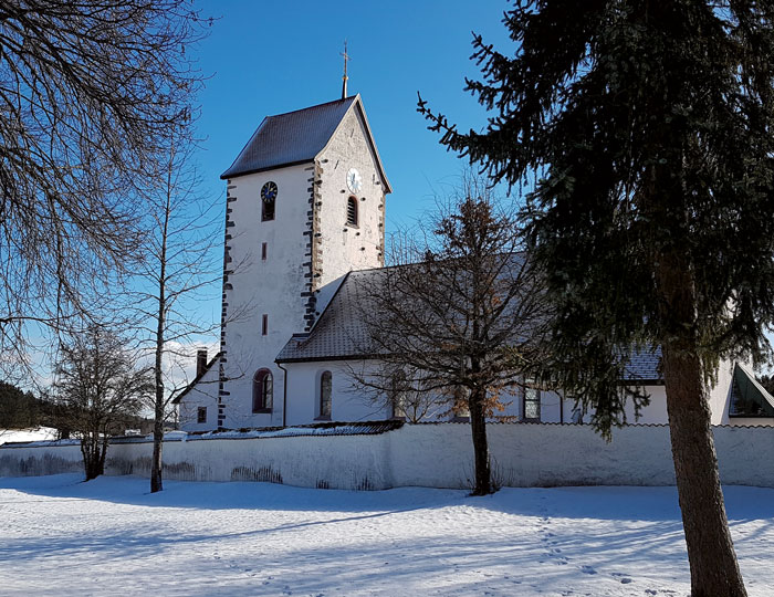 Kirche in Saig