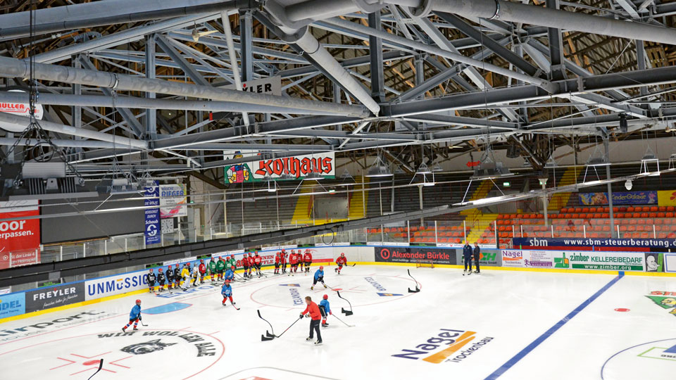 Echte Helden Arena – Innenaufnahme beim Training