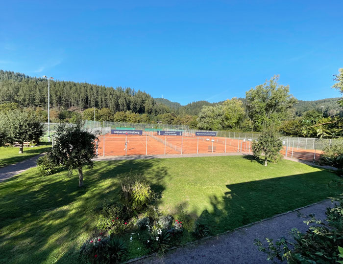 Tennisplätze der Uni