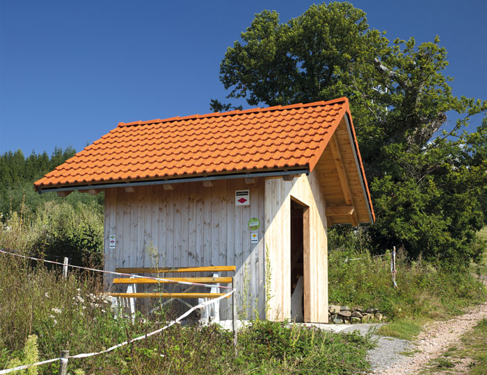 kleine Wanderhütte