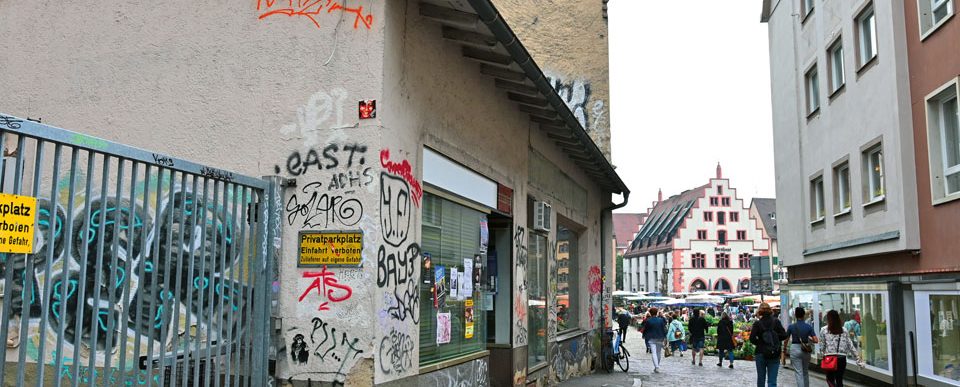 der einstige Westhoff-Laden am Münsterplatz