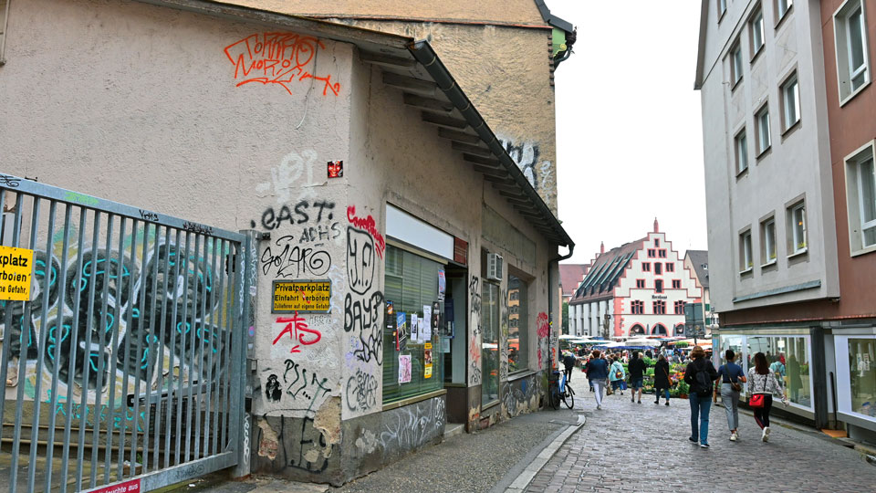 der einstige Westhoff-Laden am Münsterplatz