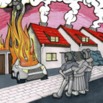CD-Cover: Wir zünden Papas Auto an