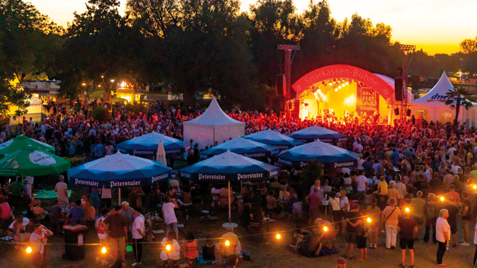 Das Festivalgelände der KMK Karlsruhe