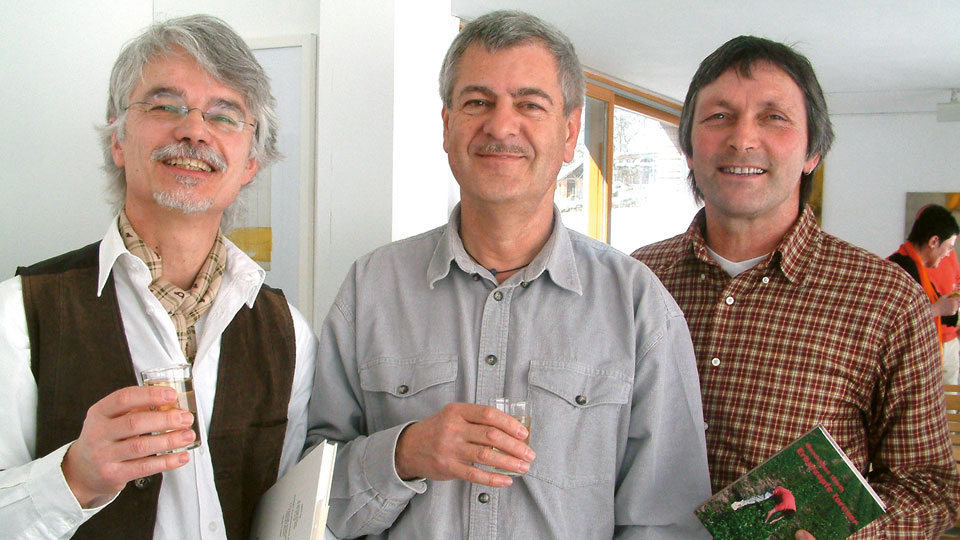 Markus Manfred Jung, Franz Handschuh und Wendelinus Wurth ( v.l.n.r)