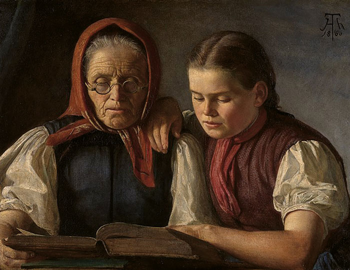 Mutter und Schwester