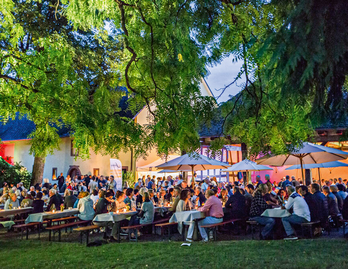 Sommerparty im Weingut